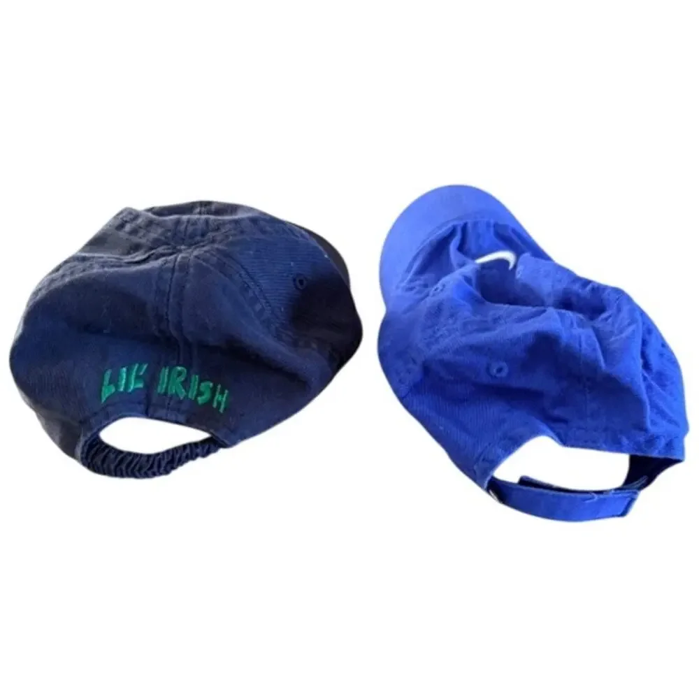 Nike Top of the World Notre Dame Fighting Irish Infant Baby Hats Lot of 2